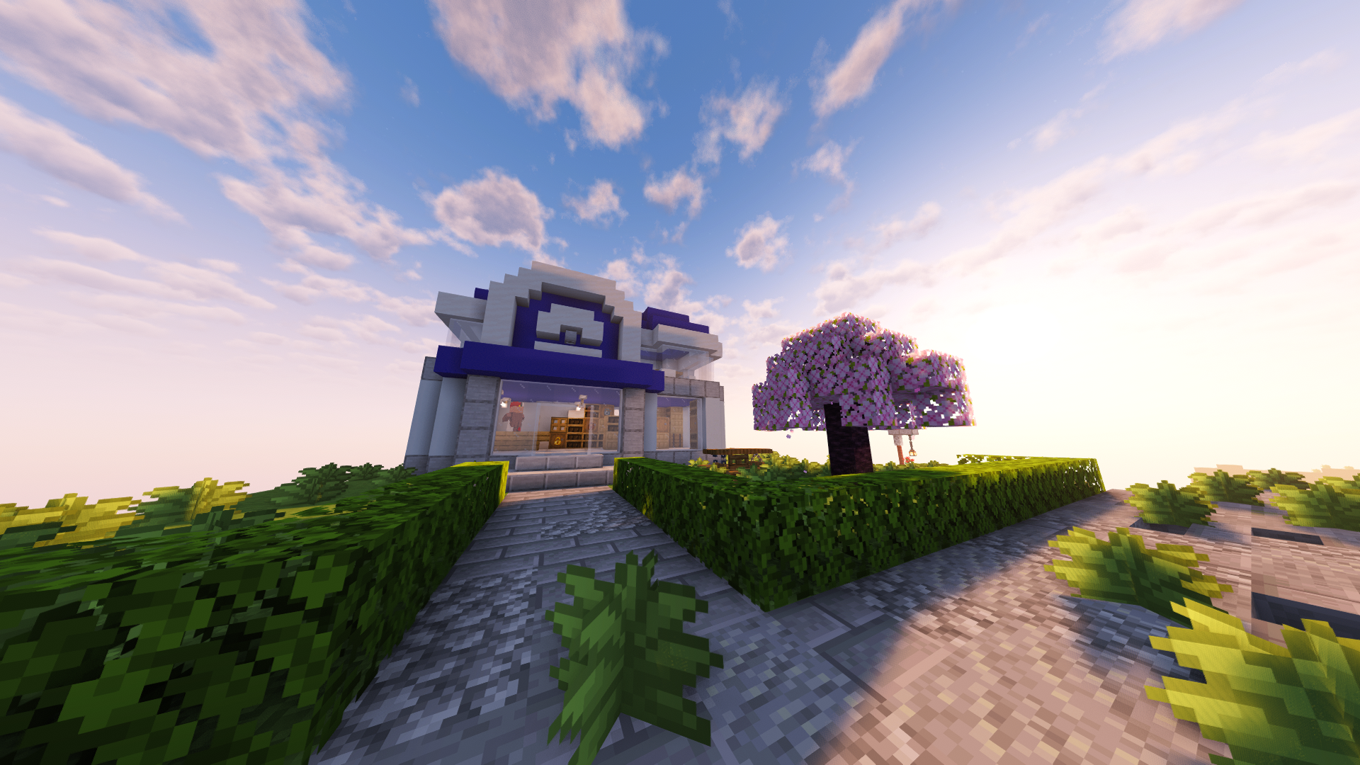 Minecraft landscape screenshot 2