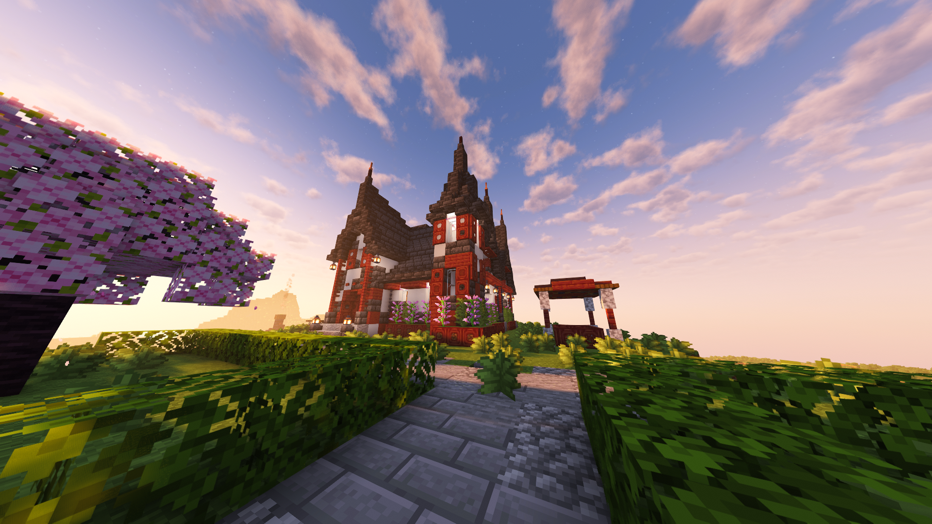 Minecraft landscape screenshot 3